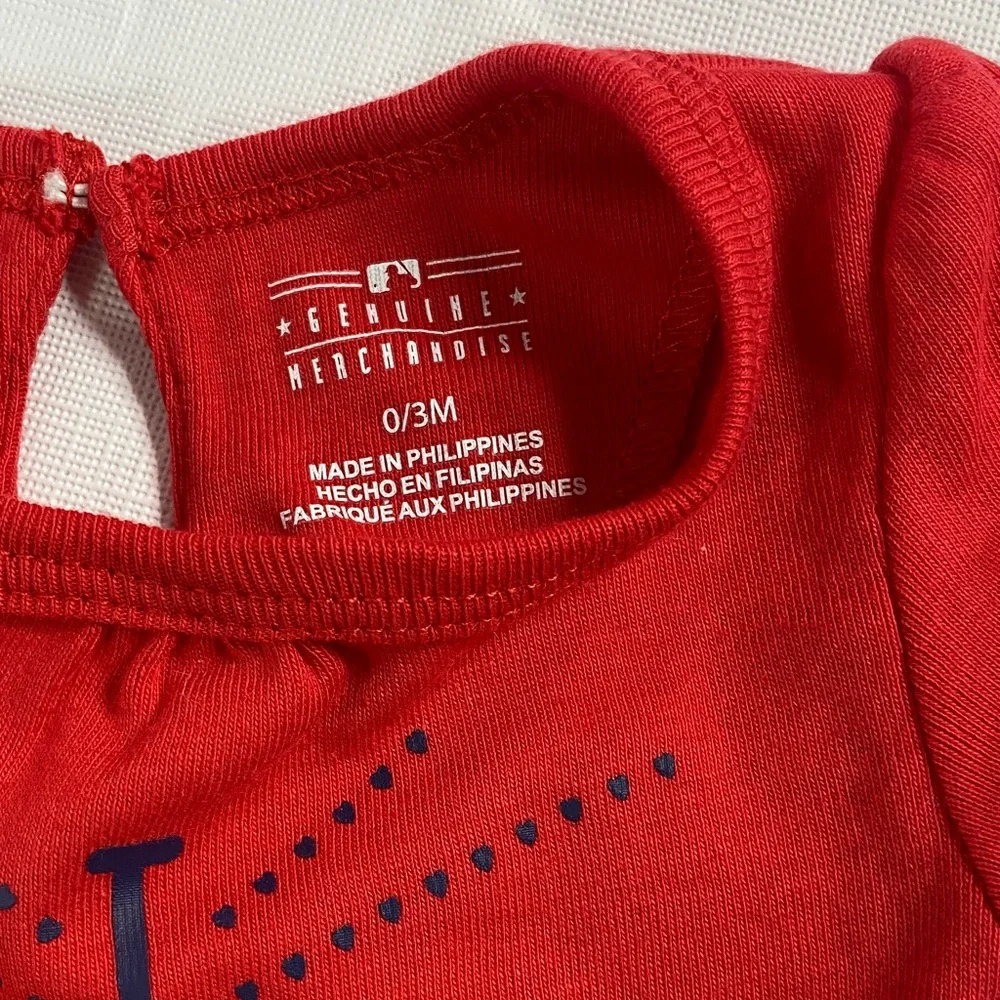 Genuine Merchandise Red Angels Diaper Cover